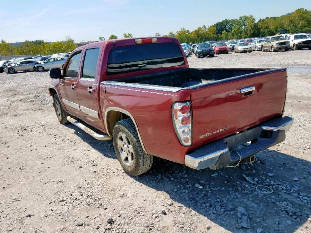 1GCDSCDE5A8100939 - 2010 CHEVROLET COLORADO L MAROON photo 3