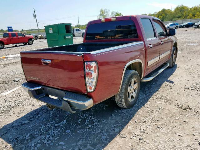 1GCDSCDE5A8100939 - 2010 CHEVROLET COLORADO L MAROON photo 4