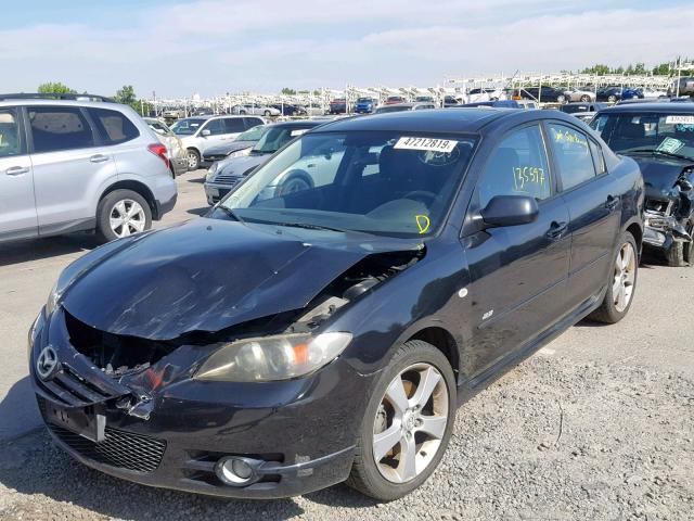 JM1BK123351284774 - 2005 MAZDA 3 S GRAY photo 2