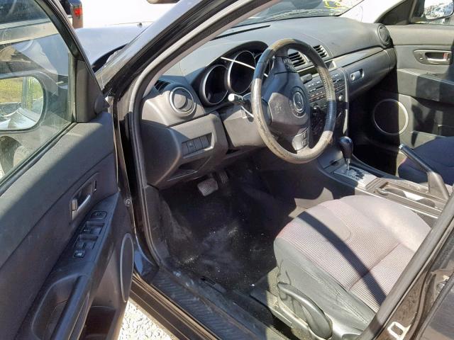 JM1BK123351284774 - 2005 MAZDA 3 S GRAY photo 9