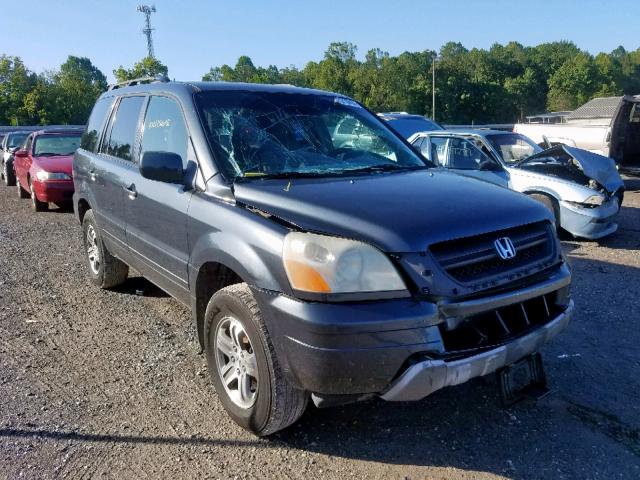 5FNYF18425B041480 - 2005 HONDA PILOT EX CHARCOAL photo 1