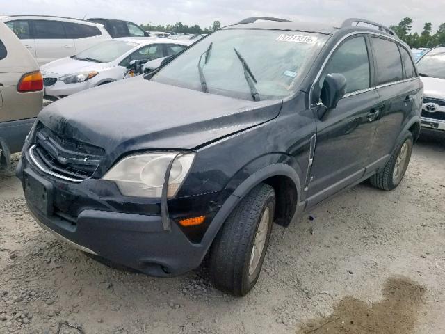 3GSCL33PX8S551267 - 2008 SATURN VUE XE BLACK photo 2