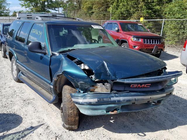 1GKDT13W9V2543779 - 1997 GMC JIMMY GREEN photo 1