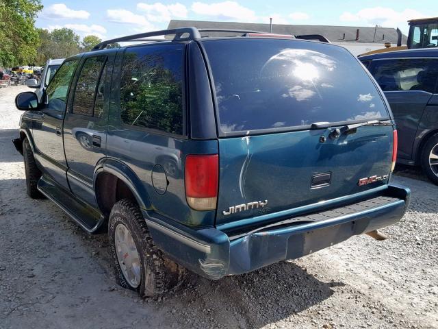 1GKDT13W9V2543779 - 1997 GMC JIMMY GREEN photo 3