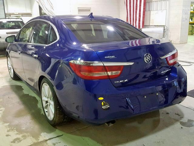 1G4PR5SK3E4141348 - 2014 BUICK VERANO CON BLUE photo 3