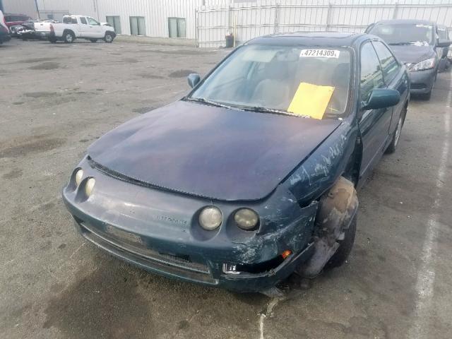 JH4DB7561TS002817 - 1996 ACURA INTEGRA SE GREEN photo 2