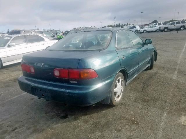 JH4DB7561TS002817 - 1996 ACURA INTEGRA SE GREEN photo 4