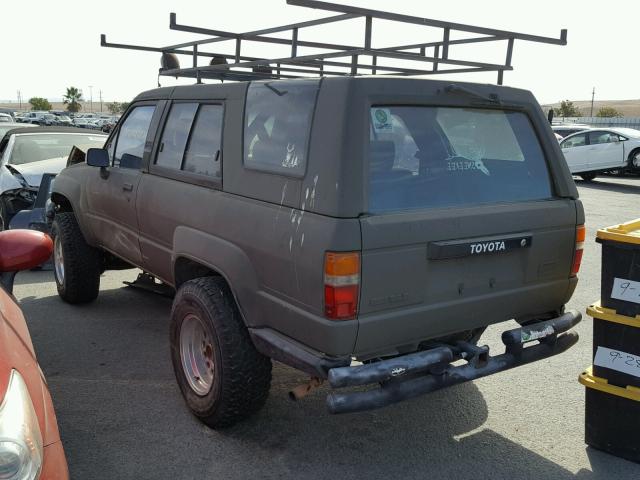 JT4RN62S3H0166471 - 1987 TOYOTA 4RUNNER RN GREEN photo 3