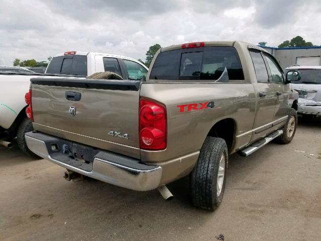 1D7HU18248J207229 - 2008 DODGE RAM 1500 S BEIGE photo 4