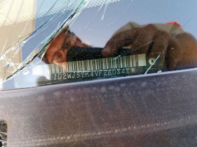 1G2WJ52K4VF260848 - 1997 PONTIAC GRAND PRIX WHITE photo 10