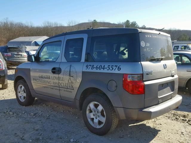 5J6YH28553L010978 - 2003 HONDA ELEMENT EX SILVER photo 3