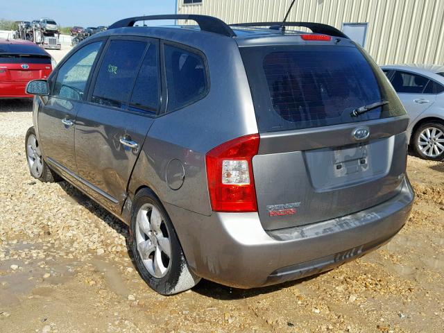 KNAFG528997238789 - 2009 KIA RONDO BASE SILVER photo 3