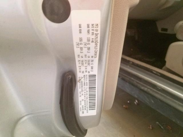 1J8HG582X6C318533 - 2006 JEEP COMMANDER ვერცხლისფერი ფოტო 10