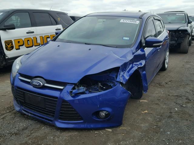 1FADP3N2XEL253914 - 2014 FORD FOCUS TITA BLUE photo 2