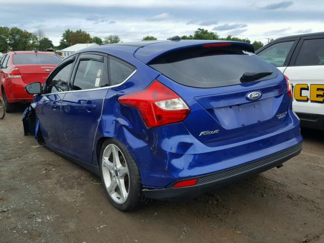 1FADP3N2XEL253914 - 2014 FORD FOCUS TITA BLUE photo 3