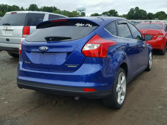 1FADP3N2XEL253914 - 2014 FORD FOCUS TITA BLUE photo 4