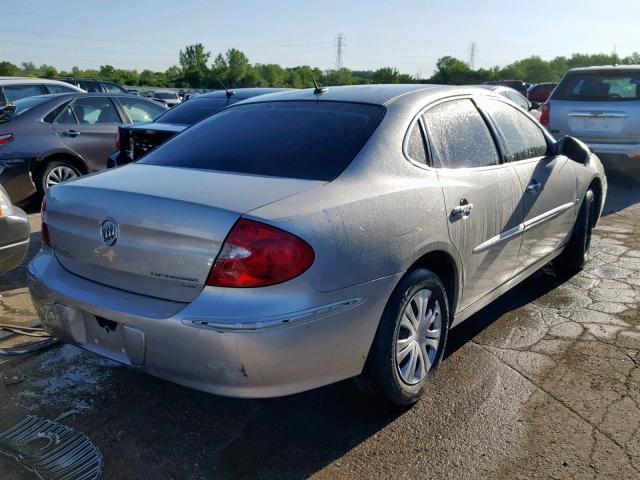 2G4WC582381182650 - 2008 BUICK LACROSSE C SILVER photo 4