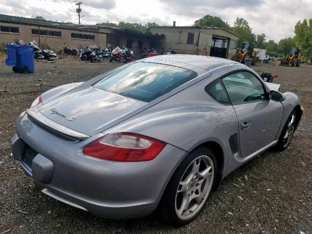 WP0AB29808U780184 - 2008 PORSCHE CAYMAN S GRAY photo 4