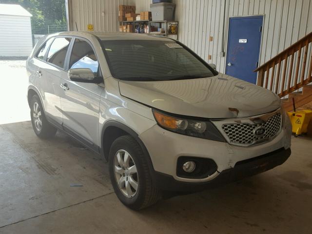 5XYKT3A1XDG409471 - 2013 KIA SORENTO LX SILVER photo 1