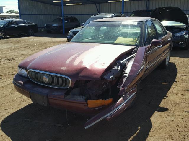 1G4HR52KXWH491364 - 1998 BUICK LESABRE LI MAROON photo 2