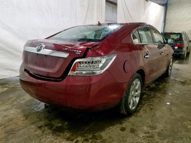 1G4GC5ED4BF200759 - 2011 BUICK LACROSSE C MAROON photo 4