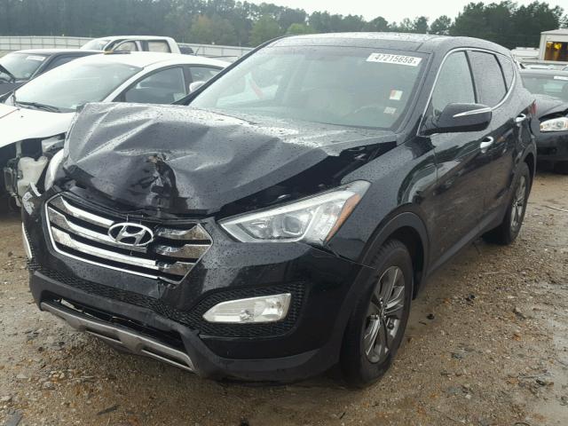 5XYZU3LB4DG097651 - 2013 HYUNDAI SANTA FE S BLACK photo 2