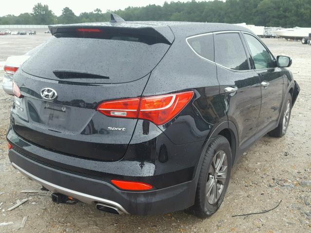 5XYZU3LB4DG097651 - 2013 HYUNDAI SANTA FE S BLACK photo 4