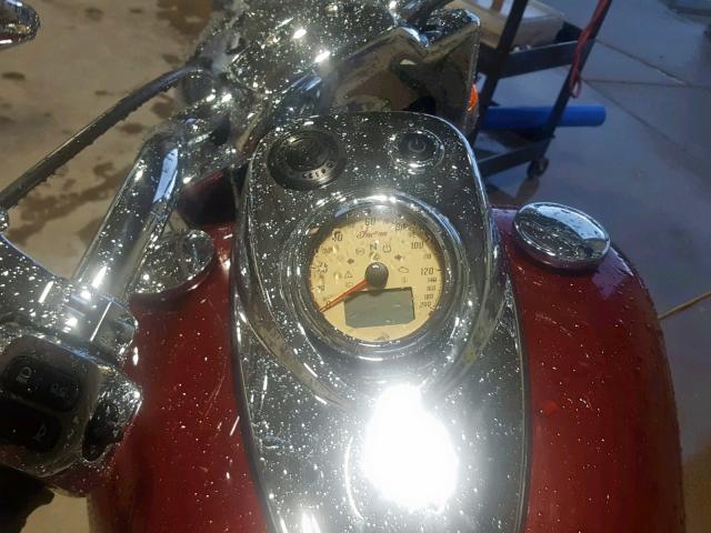 56KCCAAA1J3365279 - 2018 INDIAN MOTORCYCLE CO. CHIEF CLAS MAROON photo 5