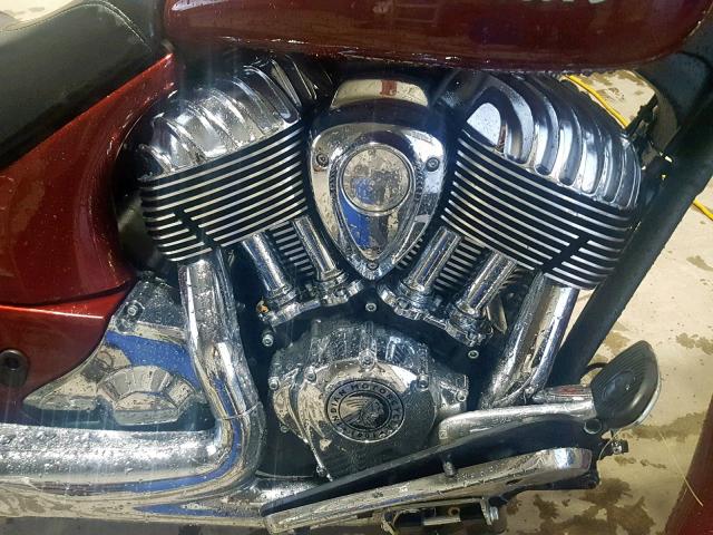 56KCCAAA1J3365279 - 2018 INDIAN MOTORCYCLE CO. CHIEF CLAS MAROON photo 7