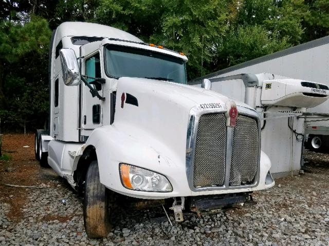 1XKADP9X9EJ409640 - 2014 KENWORTH CONSTRUCTI WHITE photo 1