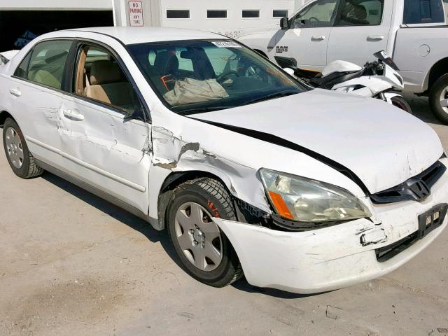 1HGCM56465A059128 - 2005 HONDA ACCORD LX WHITE photo 9