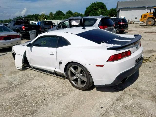 2G1FA1E38E9160231 - 2014 CHEVROLET CAMARO LS WHITE photo 3