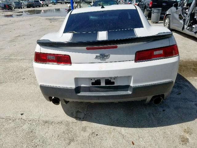 2G1FA1E38E9160231 - 2014 CHEVROLET CAMARO LS WHITE photo 9