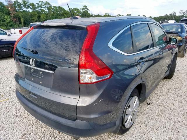 5J6RM3H7XDL029079 - 2013 HONDA CR-V EXL GRAY photo 4