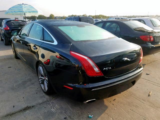 SAJWA2JC3BMV08584 - 2011 JAGUAR XJL SUPERS BLACK photo 3