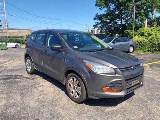 1FMCU0F71EUA49404 - 2014 FORD ESCAPE S GRAY photo 1