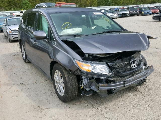 5FNRL5H32GB023575 - 2016 HONDA ODYSSEY SE GRAY photo 1