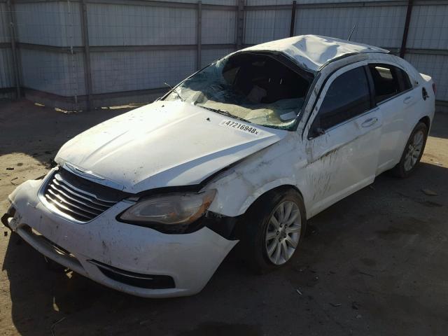 1C3CCBBG3DN573482 - 2013 CHRYSLER 200 TOURIN WHITE photo 2