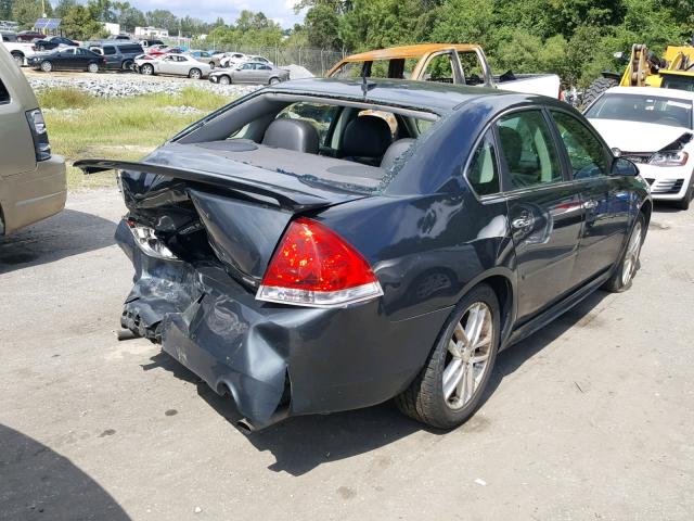 2G1WC5E31E1124476 - 2014 CHEVROLET IMPALA LIM CHARCOAL photo 4