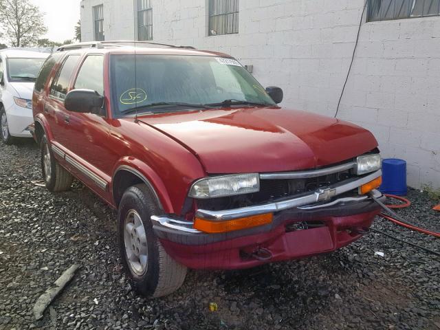 1GNDT13W2X2174978 - 1999 CHEVROLET BLAZER RED photo 1