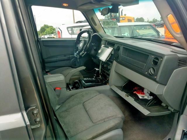 1J8HG48KX7C604474 - 2007 JEEP COMMANDER ნაცრისფერი ფოტო 5