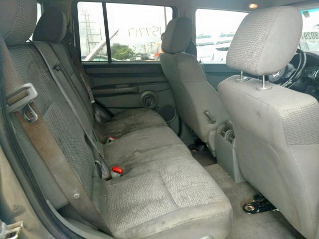 1J8HG48KX7C604474 - 2007 JEEP COMMANDER ნაცრისფერი ფოტო 6