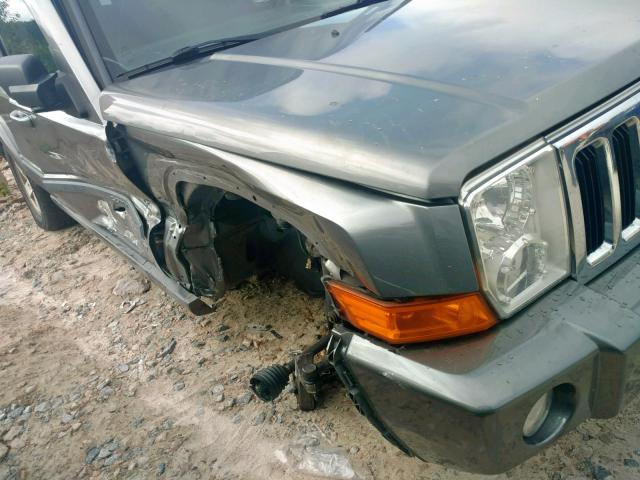 1J8HG48KX7C604474 - 2007 JEEP COMMANDER ნაცრისფერი ფოტო 9