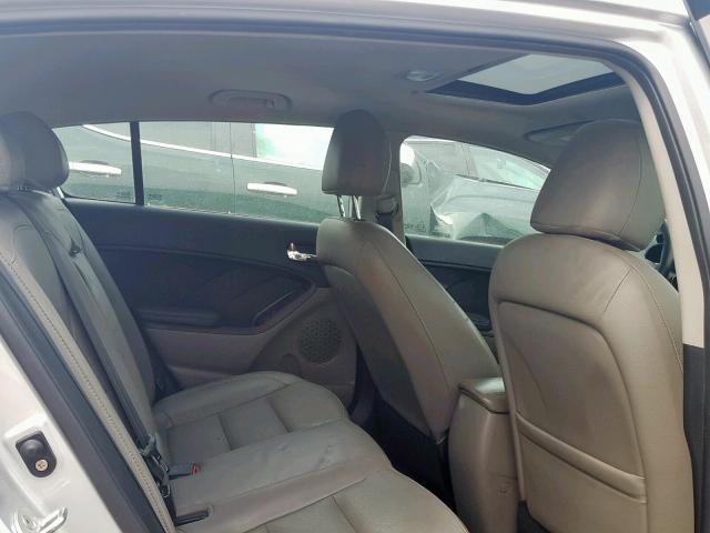 KNAFX5A84E5166925 - 2014 KIA FORTE EX SILVER photo 6