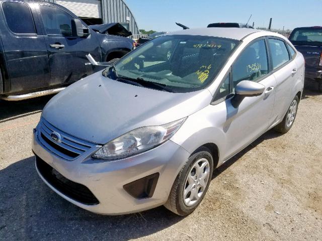 3FADP4AJ2CM134866 - 2012 FORD FIESTA S SILVER photo 2