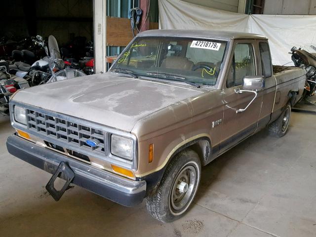 1FTCR14A2GPB72981 - 1986 FORD RANGER SUP BROWN photo 2