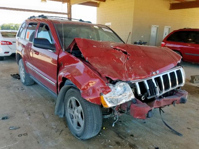1J4HS58N85C682667 - 2005 JEEP GRAND CHER RED photo 1