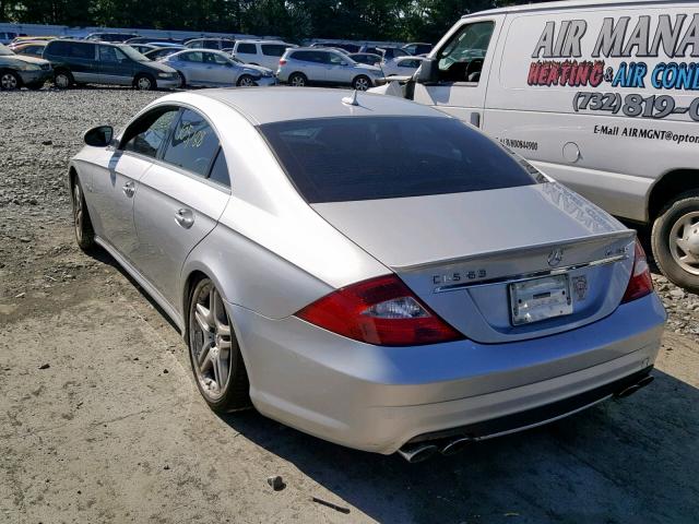 WDDDJ77XX7A090651 - 2007 MERCEDES-BENZ CLS 63 AMG SILVER photo 3