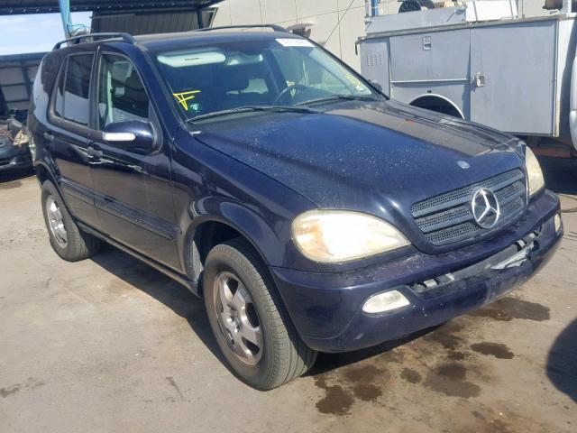 4JGAB57E64A459154 - 2004 MERCEDES-BENZ ML 350 BLUE photo 1