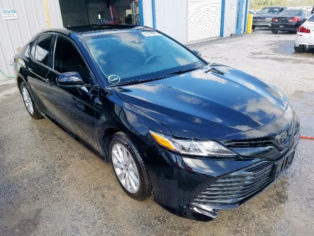 4T1B11HKXKU164347 - 2019 TOYOTA CAMRY L BLACK photo 1